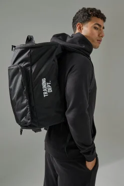 Man Active Training Dept 2 In 1 Gym Backpack And Barrel Bag | BoohooMAN UK