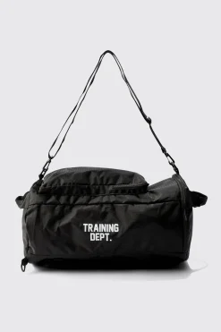 Man Active Training Dept 2 In 1 Gym Backpack And Barrel Bag | BoohooMAN UK