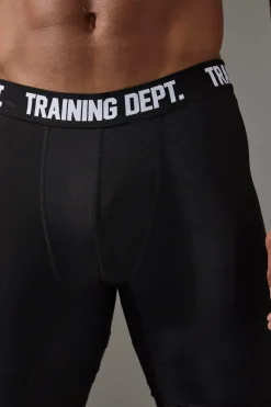 Man Active Training Dept Long 7inch Performance Boxer | BoohooMAN UK