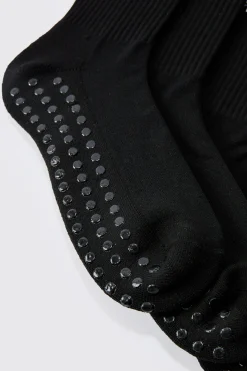 Man Active Training Grip Crew 3 Pack Socks | BoohooMAN UK