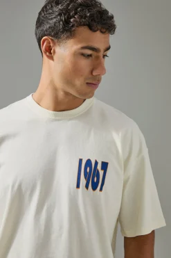 Man Active World Strength Games Oversized T-shirt | BoohooMAN UK
