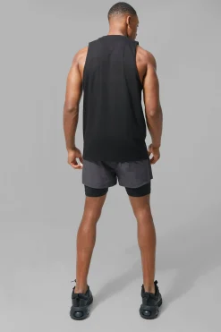Man Active X Andrei Gym Regjular Fit Racer Tank | BoohooMAN UK