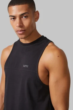 Man Active X Andrei Gym Regjular Fit Racer Tank | BoohooMAN UK