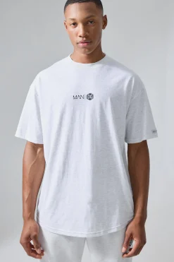 Man Active X Og Gym Oversized Xxl Back Print T-shirt | BoohooMAN UK