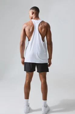 Man Active X Og Gym Reg Fit Stringer Vest | BoohooMAN UK