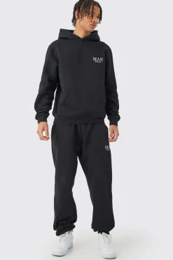 Man Basic Hooded Tracksuit | BoohooMAN UK