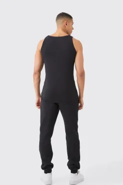 Man Dash Muscle Fit Vest | BoohooMAN UK