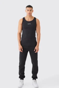 Man Dash Muscle Fit Vest | BoohooMAN UK