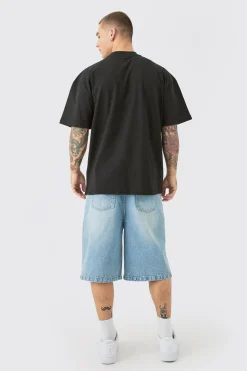 Man Dash Oversized Heavyweight T-shirt | BoohooMAN UK