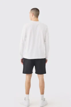 Man Dash Slim Fit Short | BoohooMAN UK