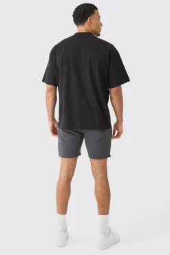 Man Dash Slim Fit Short Length Short | BoohooMAN UK