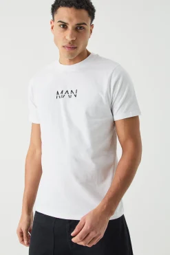 Man Dash Slim Fit T-shirt | BoohooMAN UK
