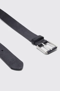 Man Faux Leather Belt | BoohooMAN UK