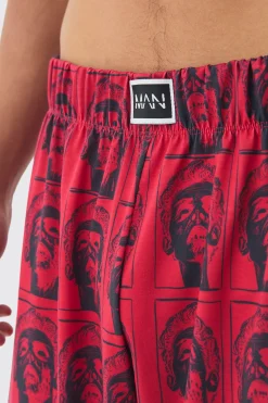 Man Horror Lounge Bottoms | BoohooMAN UK