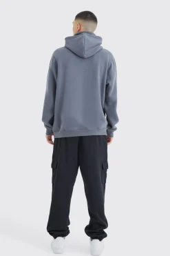 Man Official Jersey Hoodie With Snood | BoohooMAN UK