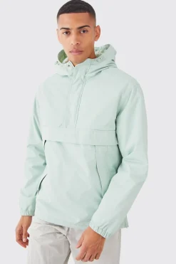 Man Overhead Hooded Parka | BoohooMAN UK