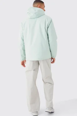 Man Overhead Hooded Parka | BoohooMAN UK
