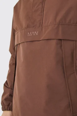 Man Overhead Hooded Parka | BoohooMAN UK