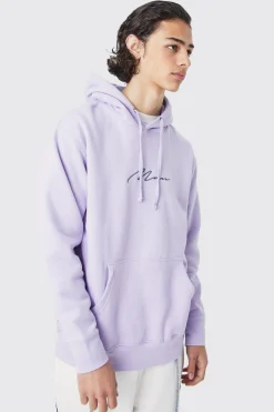Man Oversized Basic Hoodie | BoohooMAN UK