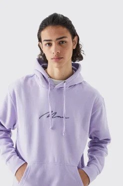 Man Oversized Basic Hoodie | BoohooMAN UK