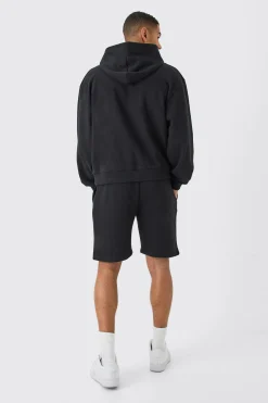 Man Oversized Boxy Heavyweight Hoodie | BoohooMAN UK