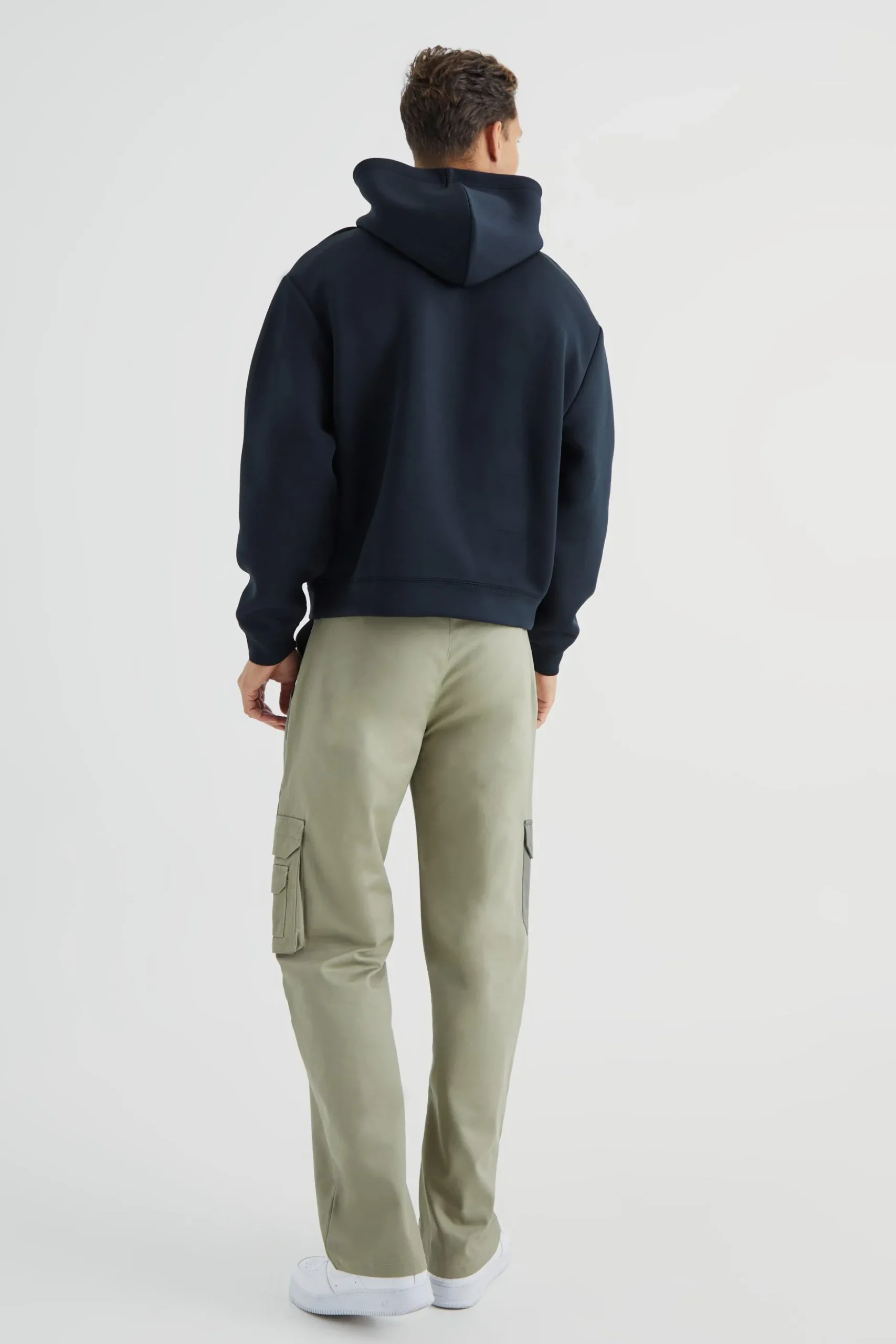 Man Oversized Boxy Scuba Hoodie | BoohooMAN UK