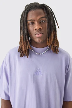 Man Oversized Extended Neck T-shirt | BoohooMAN UK