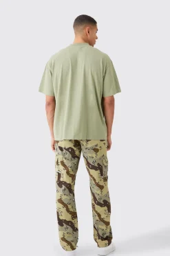 Man Oversized Extended Neck T-shirt | BoohooMAN UK