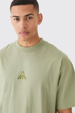 Man Oversized Extended Neck T-shirt | BoohooMAN UK