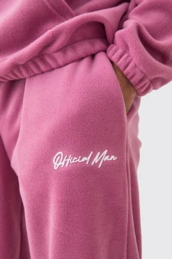 Man Oversized Fleece Hooded Tracksuit | BoohooMAN UK