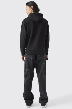 Man Oversized Heavyweight Hoodie | BoohooMAN UK