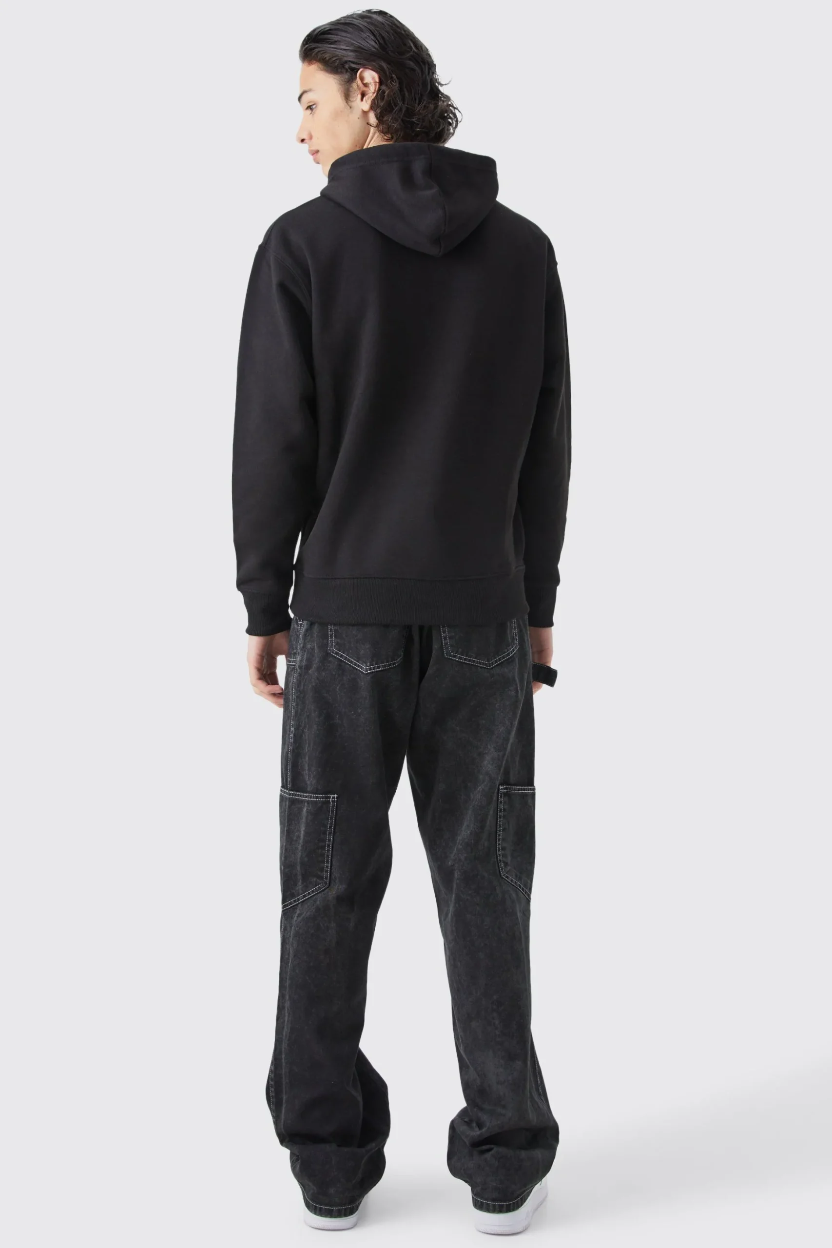 Man Oversized Heavyweight Hoodie | BoohooMAN UK