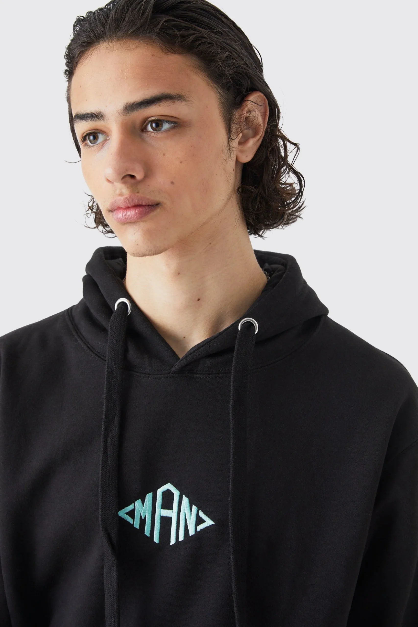 Man Oversized Heavyweight Hoodie | BoohooMAN UK