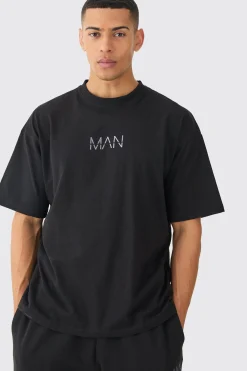 Man Oversized T-shirt & Jogger Set | BoohooMAN UK