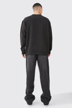 Man Print Sweatshirt | BoohooMAN UK