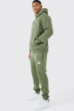 Man Regular Fit Hooded Tracksuit | BoohooMAN UK