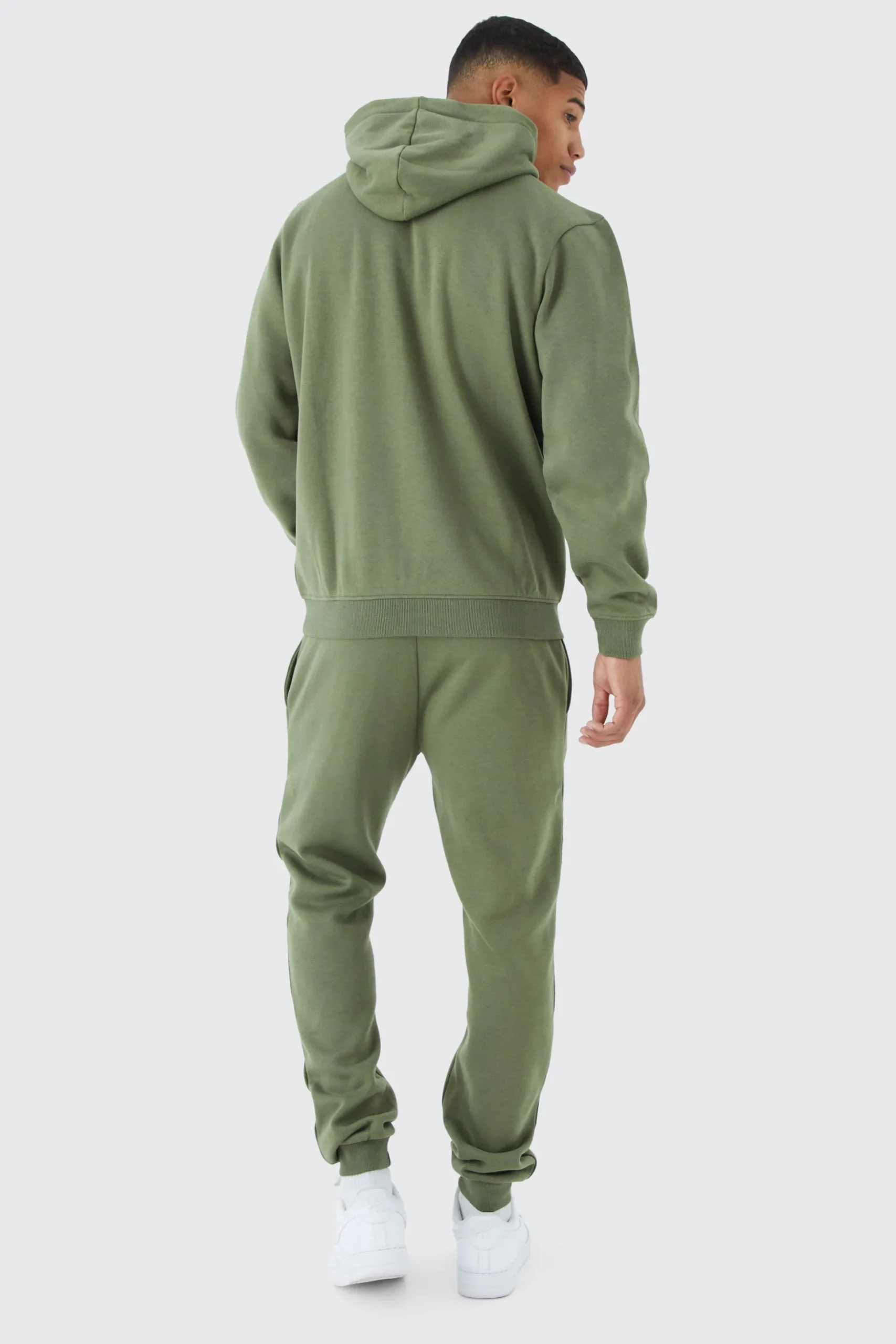 Man Regular Fit Hooded Tracksuit | BoohooMAN UK