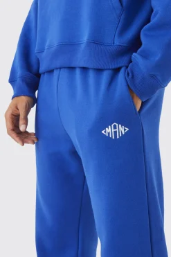 Man Regular Split Hem Jogger | BoohooMAN UK