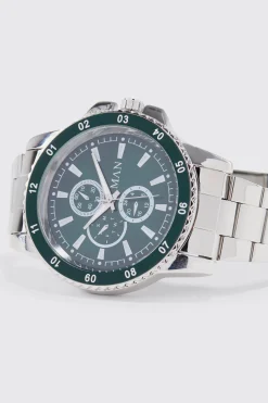 Man Roman Chronograph Style Watch | BoohooMAN UK