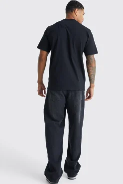 Man Roman Colour Block T-shirt | BoohooMAN UK