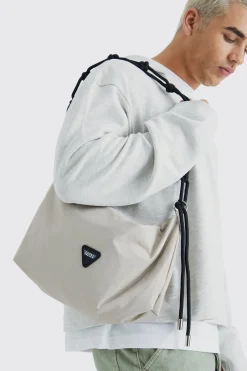 Man Rope Strap Detail Sling Bag | BoohooMAN UK