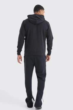 Man Rose Print Gusset Joggers | BoohooMAN UK
