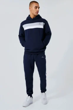 Man Signature Colour Block Hooded Tracksuit | BoohooMAN UK