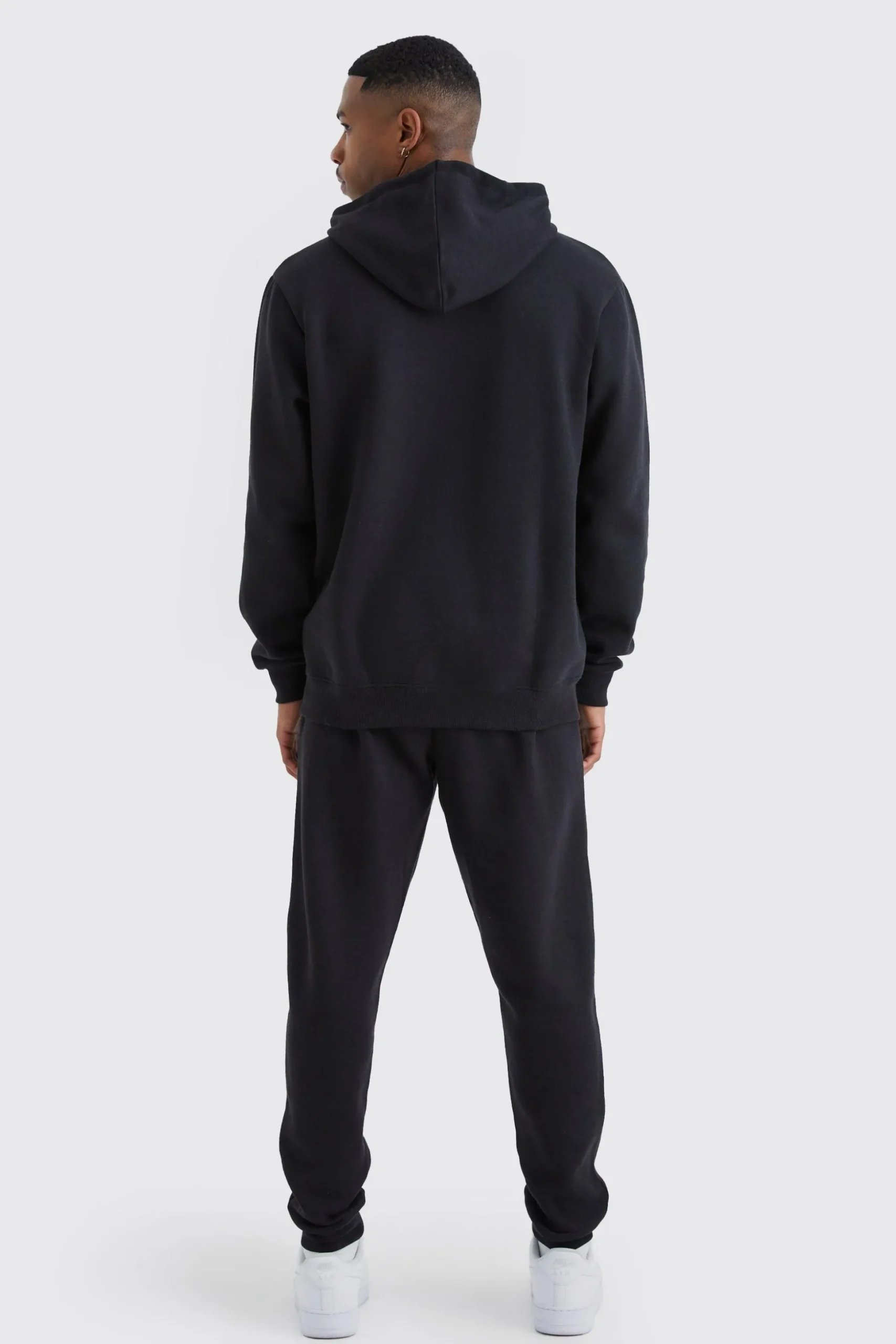 Man Signature Over The Head Hoodie | BoohooMAN UK