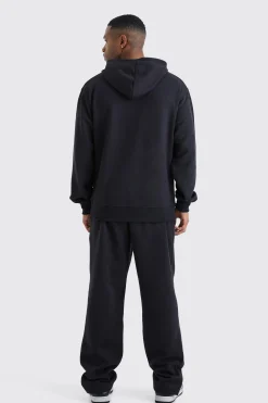 Man Signature Over The Head Hoodie | BoohooMAN UK
