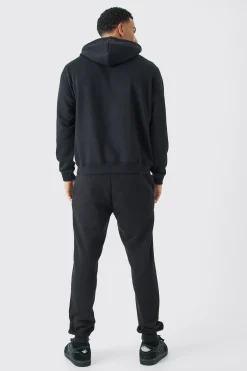 Man Signature Over The Head Hoodie | BoohooMAN UK