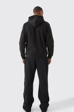 Man Signature Over The Head Hoodie | BoohooMAN UK