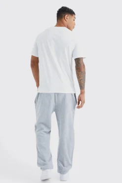 Man Signature Overdyed Oversized Joggers | BoohooMAN UK
