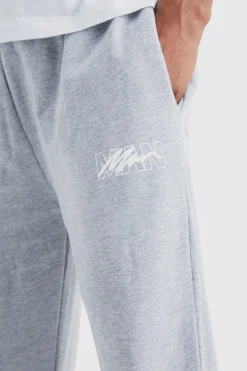 Man Signature Overdyed Oversized Joggers | BoohooMAN UK