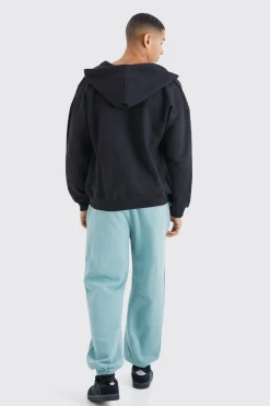 Man Signature Overdyed Regular Joggers | BoohooMAN UK